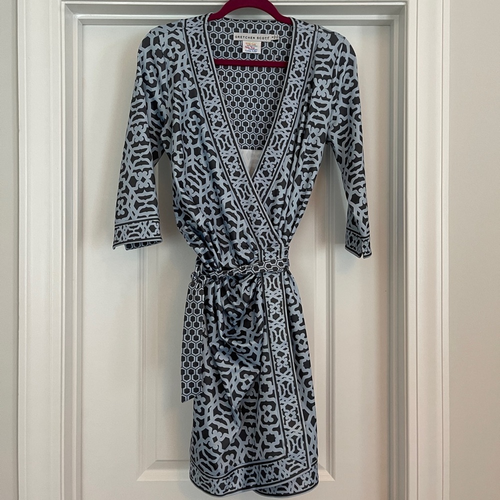 NWOT Gretchen Scott “wrap me up” jersey dress